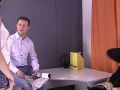 Sekretärin Annabel Massina im deutschen Büro gefickt Sekretärin Annabel Massina im deutschen Büro gefickt